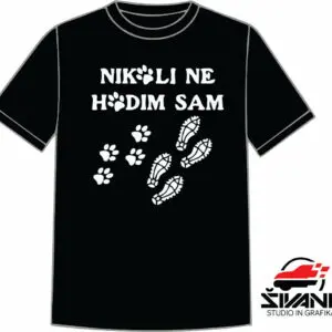 Majica Ne hodim sam