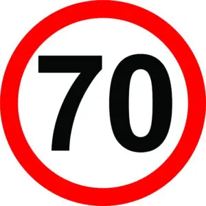 OKRASNI ZNAK ZA 70 LET