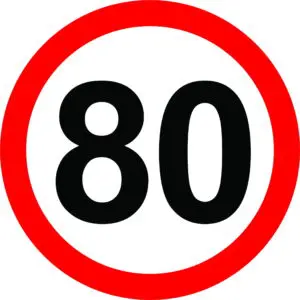 OKRASNI ZNAK ZA 80 LET