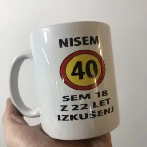 Skodelica NISEM 40 ampak 18 z 22 let izkušenj