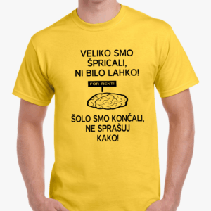 Majica šola špricanje