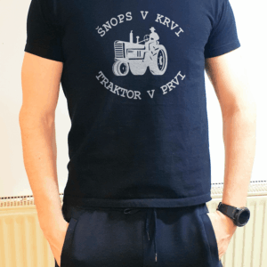 Majica ŠNOPS V KRVI , TRAKTOR V PRVI
