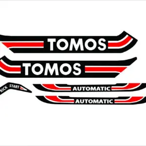Tomos  KOMPLET nalepk - AVTOMATIK