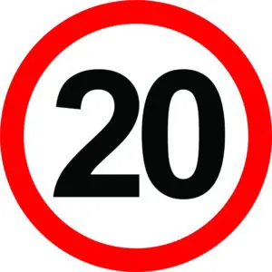 OKRASNI ZNAK ZA 20 LET
