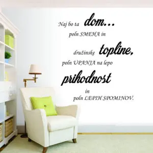 Stenska nalepka - Dom