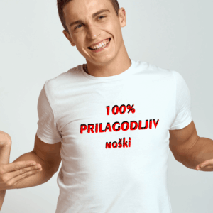 Majica 100% PRILAGODLJIV MOŠKI