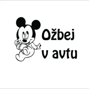 Nalepka otrok v avtu #33