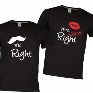 Majice Mr. in Mrs. Right