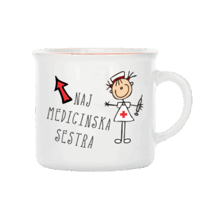 Skodelica keramična Naj medicinska sestra