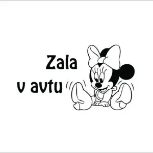 Nalepka otrok v avtu #34
