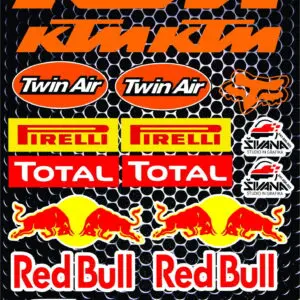 A4 pola nalepk: KTM