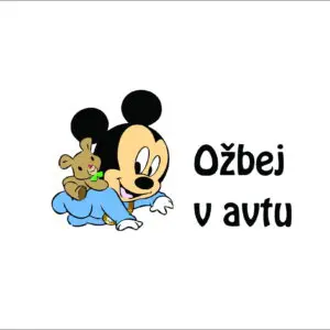 Nalepka otrok v avtu #35