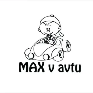 Nalepka otrok v avtu #28