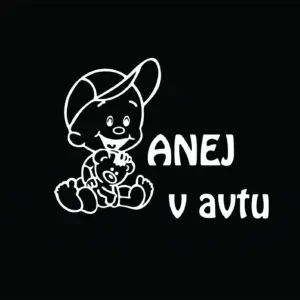 Nalepka otrok v avtu #29