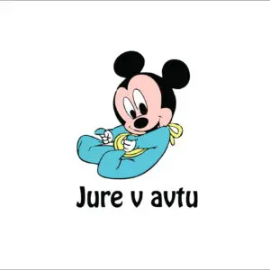 Nalepka otrok v avtu #37