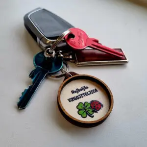OBESEK HRAST 3D najboljša vzgojiteljica / učiteljica - simbol sreča