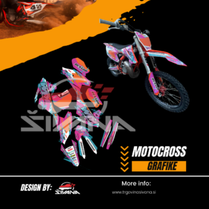 KTM MX grafika ROZA/TURKIZ