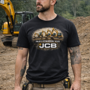 MAJICA : PRAVI STROJNIK VOZI JCB