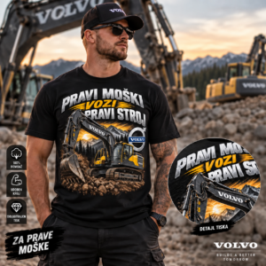 MAJICA : PRAVI moški vozi VOLVO